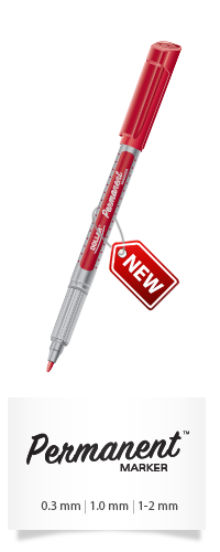 Dollar permanent marker 0.3mm| 1.0mm| 1-2mm (Pack of 12)