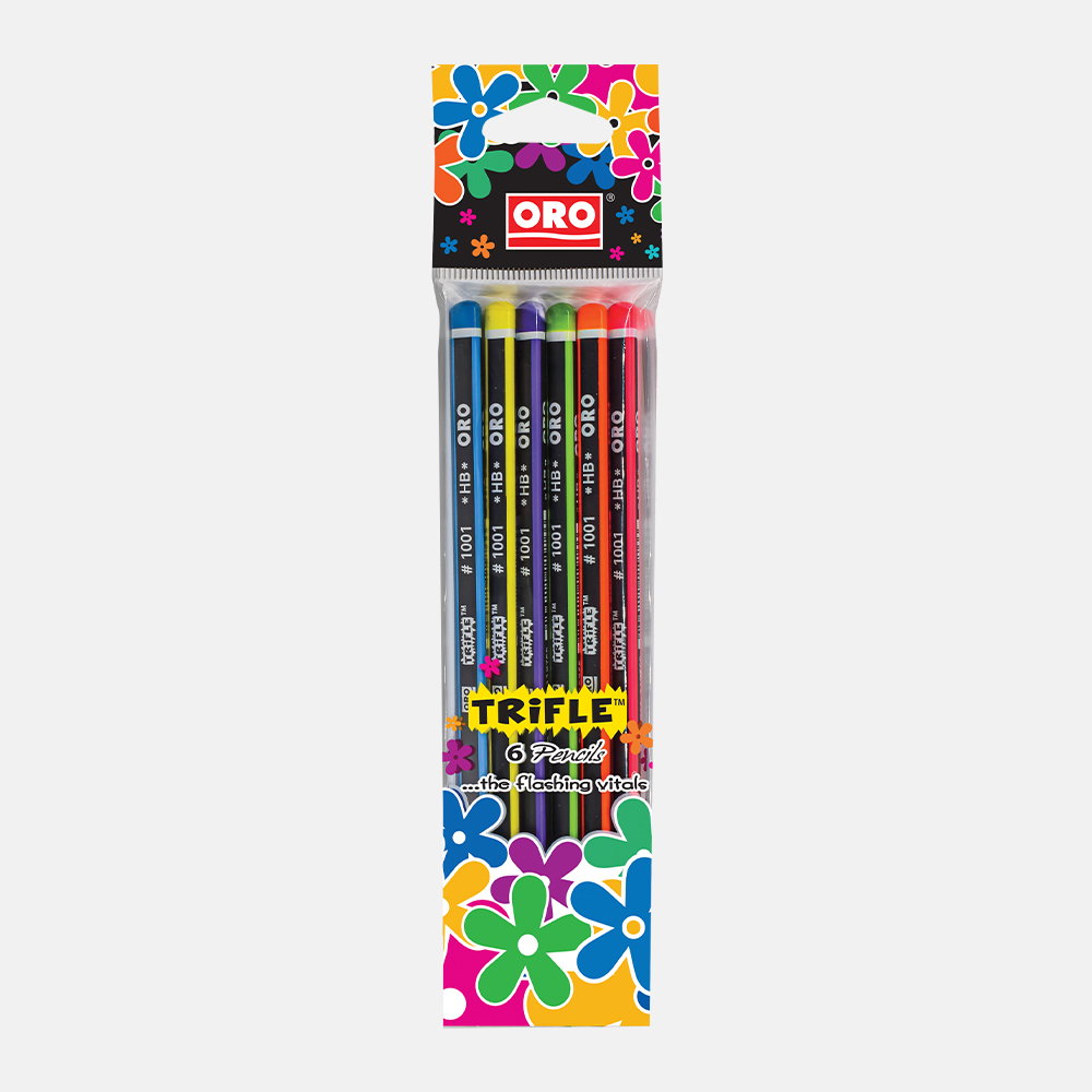 ORO Trifle Polybag Pack (Pack of 6 Pencils)