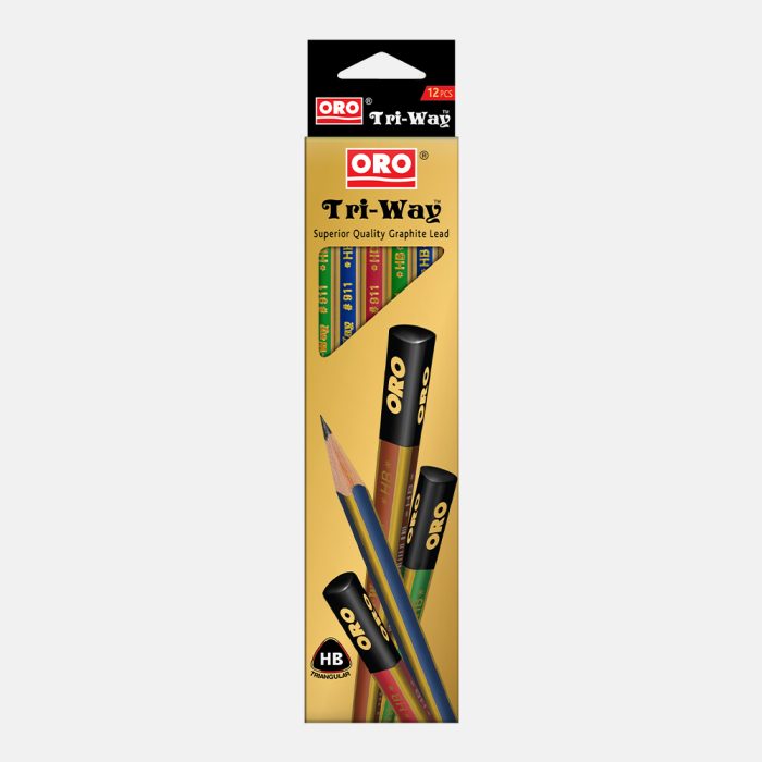 ORO Tri-way Pencil (Pack of 12)