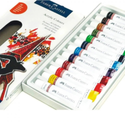 Faber Castell Acrylic Paints (12x12ml Tubes Pack)
