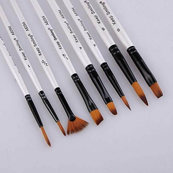 Keep Smiling Paint Brushes