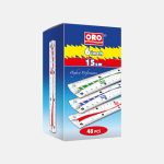ORO 6 Inch Transparent Plastic Ruler