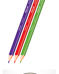 Dollar My Pencil Wow! Color Pencils