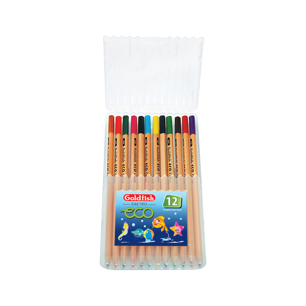 Goldfish ECO Triangular Pencil Colors (Pack of 12)
