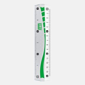 ORO 6 Inch Transparent Plastic Ruler - Image 2