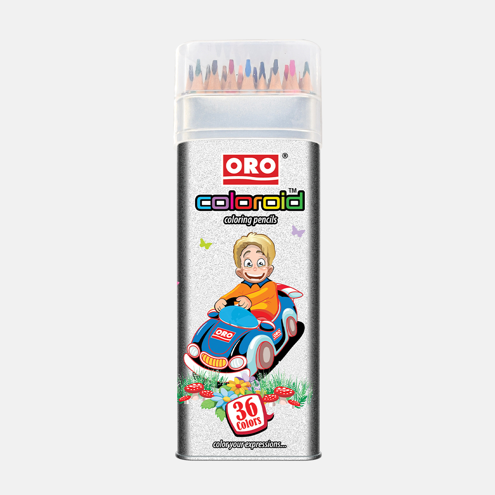 ORO Coloroid Tin Jar Pencil Colors - Image 2