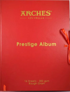 Arches Aquarelle Prestige Album Watercolor Paper Sheets