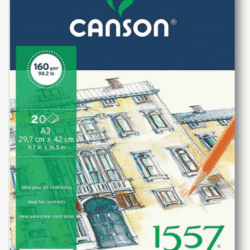 Canson 1557 Sketch & Drawing Pad A3 160gsm