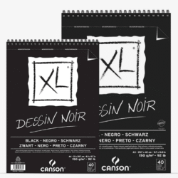 Canson XL Dessin Noir Black Paper Sketch Pad