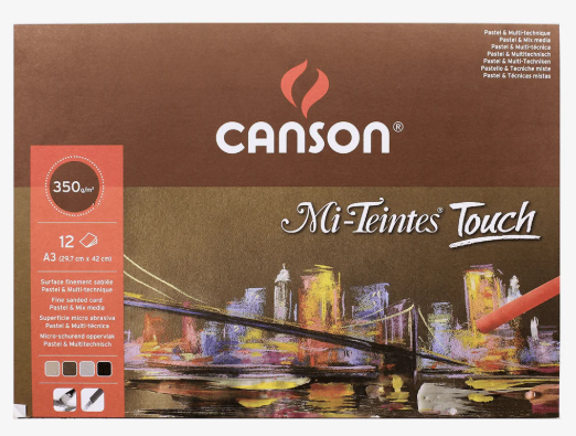 Canson Mi Teintes Touch Pastel Drawing Pad A3 350gsm
