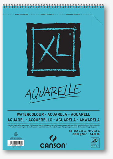 Canson XL Aquarelle Watercolor Spiral Pad - Image 2
