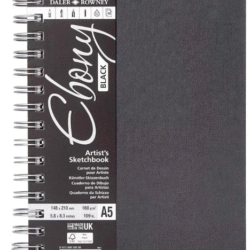 Daler Rowney Ebony Black Artist's Sketchbook