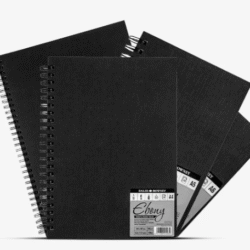Daler Rowney Ebony Hardback Spiral Sketchbook