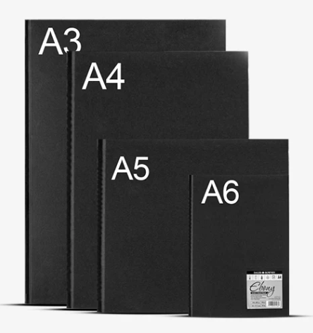 Daler Rowney Ebony Hard Back Sketch Book