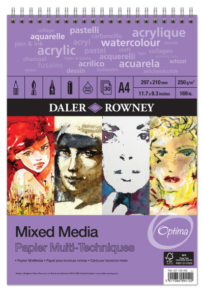 Daler Rowney Mixed Media Paper Drawing Pads - Image 2