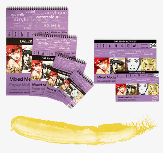 Daler Rowney Mixed Media Paper Drawing Pads