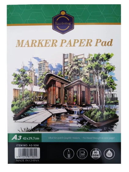 Keep Smiling Marker Paper Pad - Image 2