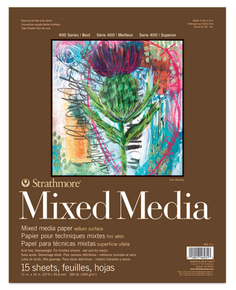 Strathmore 400 Series Mixed Media Pad 300 gsm - Image 4