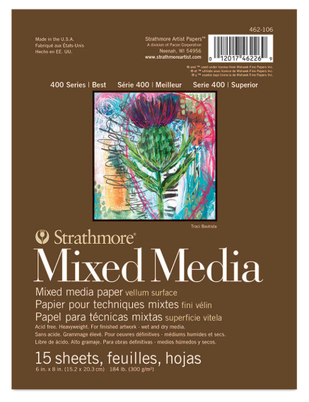 Strathmore 400 Series Mixed Media Pad 300 gsm - Image 2