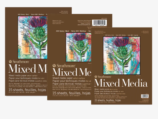 Strathmore 400 Series Mixed Media Pad 300 gsm