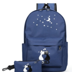 Cats School Bag (2 Pcs)